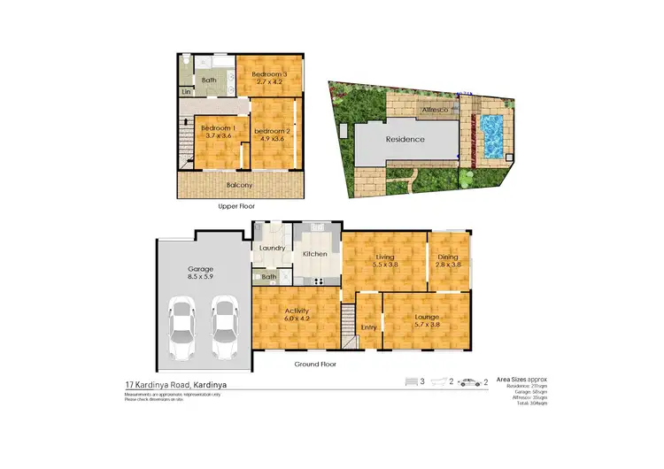 Floorplan of Homely house listing, 17 Kardinya Road, Kardinya WA 6163