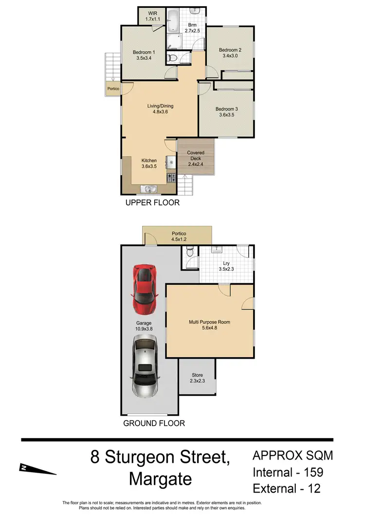 Floorplan of Homely house listing, 1/8 Sturgeon Street, Redcliffe QLD 4020