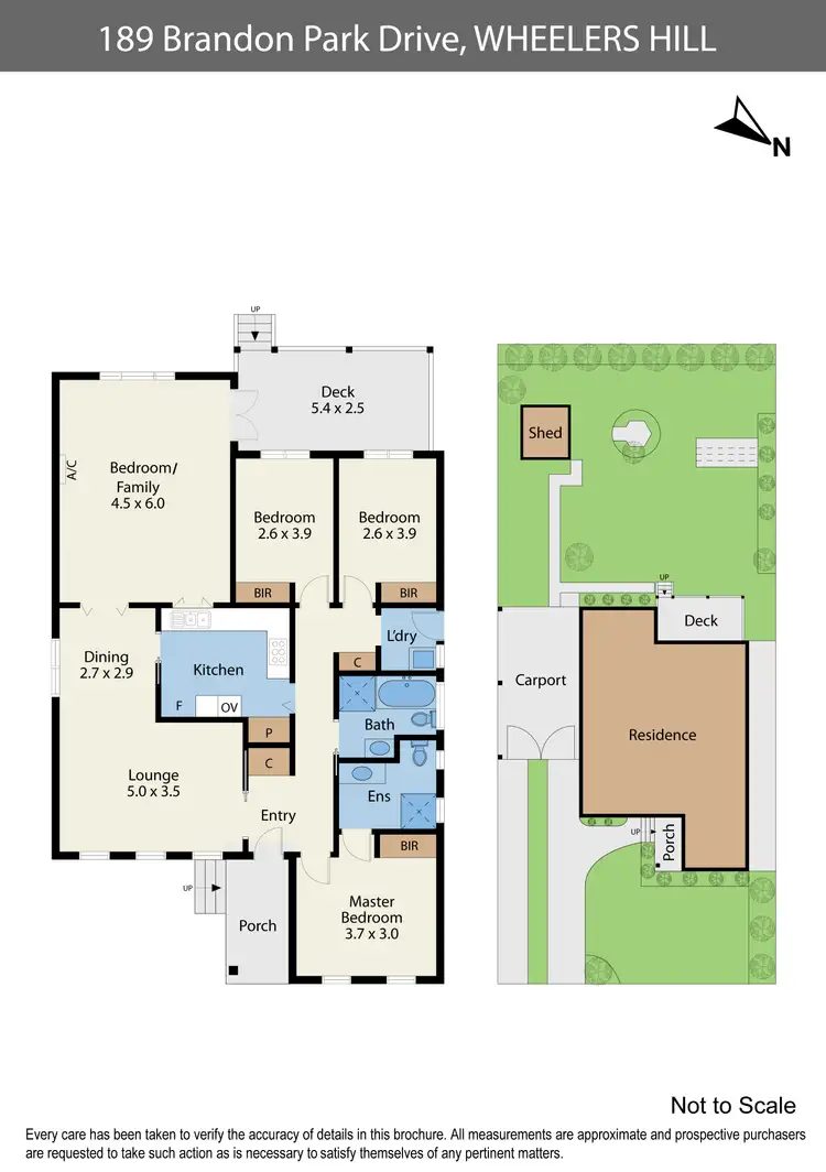 Floorplan of Homely house listing, 189 Brandon Park Drive, Wheelers Hill VIC 3150