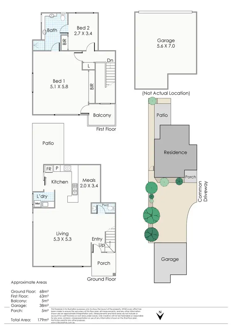 Floorplan of Homely townhouse listing, 4/118 Huntriss Road, Karrinyup WA 6018