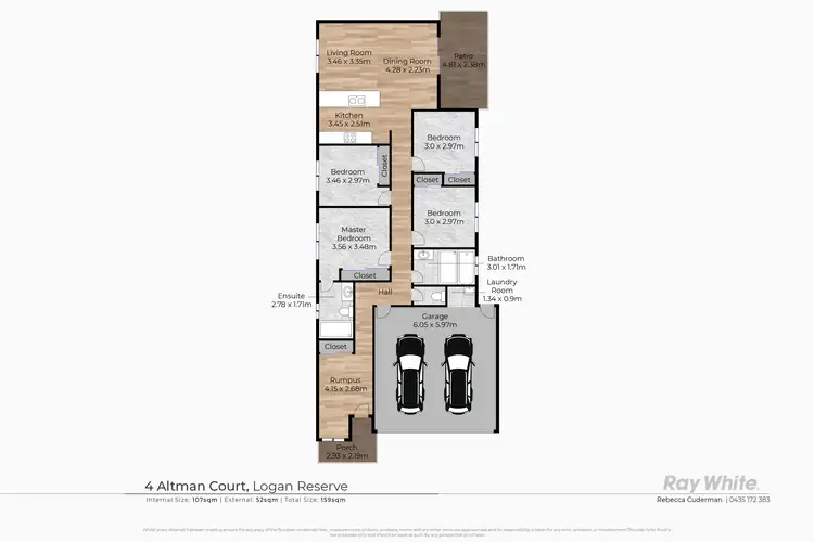 Floorplan of Homely house listing, 4 Altman Court, Logan Reserve QLD 4133