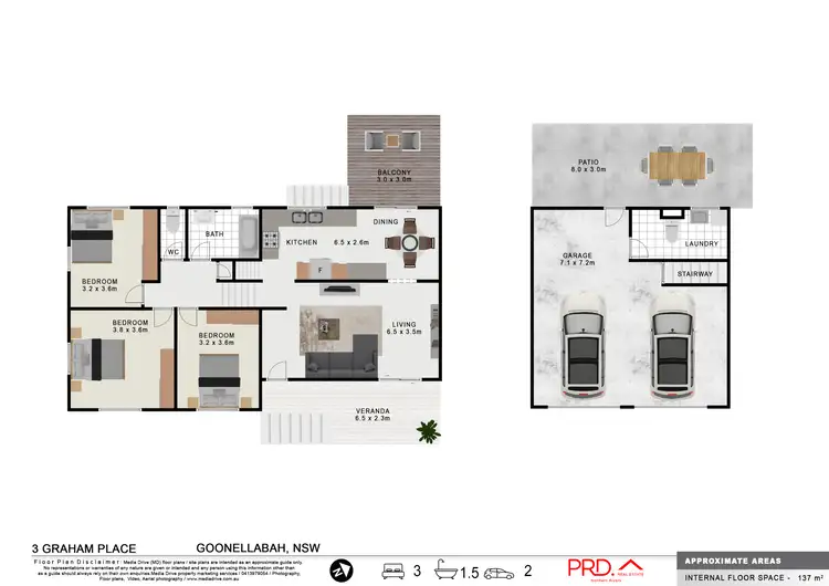 Floorplan of Homely house listing, 3 Graham Place, Goonellabah NSW 2480