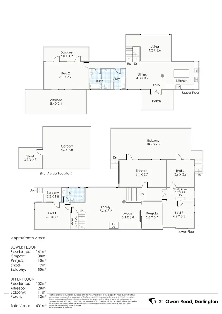 Floorplan of Homely house listing, 21 Owen Road, Darlington WA 6070