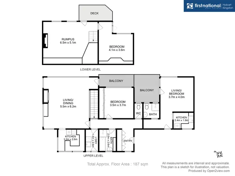 Floorplan of Homely house listing, 7 Richardson Avenue, Dynnyrne TAS 7005