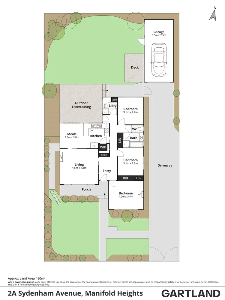 Floorplan of Homely house listing, 2A Sydenham Avenue, Manifold Heights VIC 3218