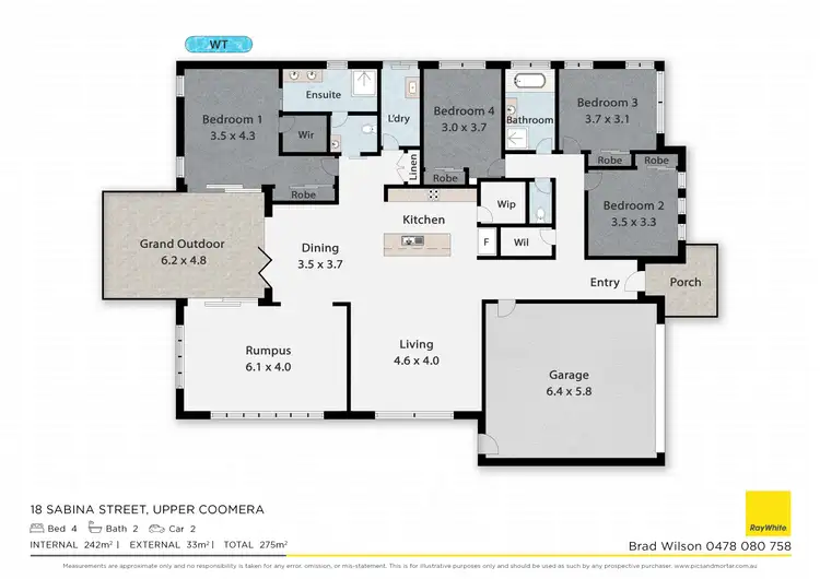 Floorplan of Homely house listing, 18 Sabina Street, Upper Coomera QLD 4209