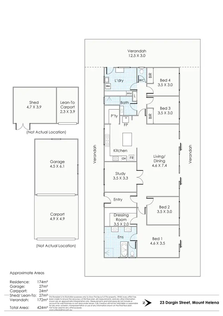 Floorplan of Homely house listing, 23 Dargin Street, Mount Helena WA 6082