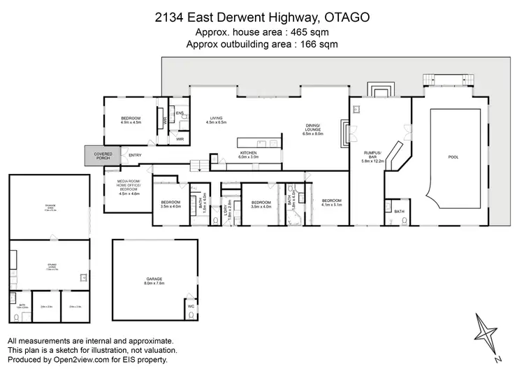 Floorplan of Homely house listing, 2134 East Derwent Highway, Otago TAS 7017