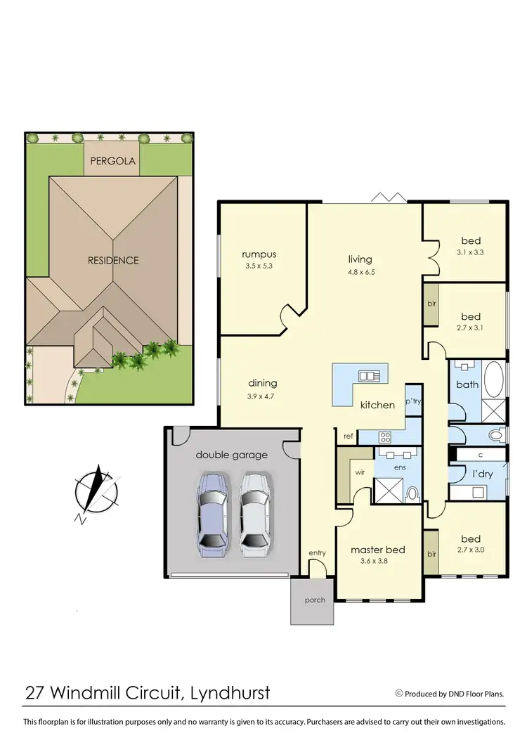 Floorplan of Homely house listing, 27 Windmill Circuit, Lyndhurst VIC 3975