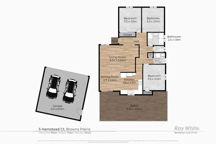 Floorplan of Homely house listing, 5 Hamstead Court, Browns Plains QLD 4118