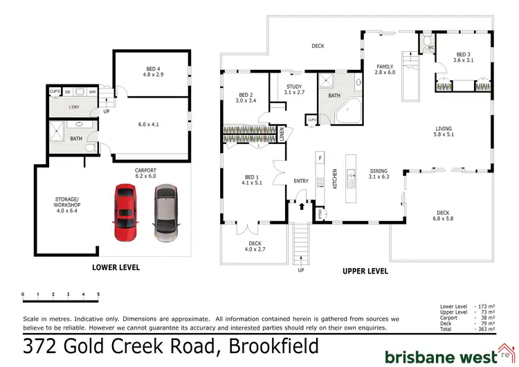 Floorplan of Homely rural property listing, 372 Gold Creek Road, Brookfield QLD 4069