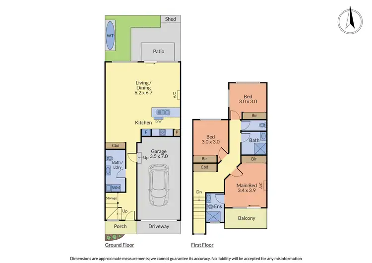 Floorplan of Homely townhouse listing, 2/3 Mossfield Avenue, Ferntree Gully VIC 3156