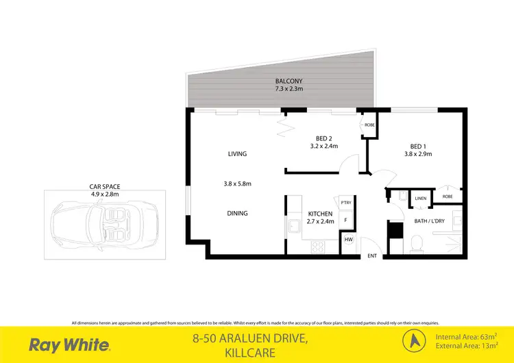 Floorplan of Homely apartment listing, 8/50 Araluen Drive, Killcare NSW 2257