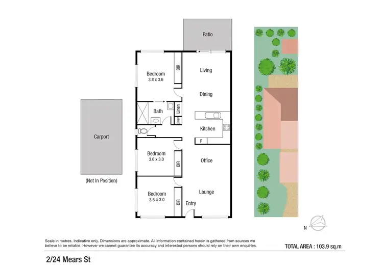 Floorplan of Homely house listing, 2/24 Mears Street, Mysterton QLD 4812