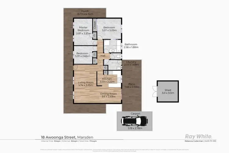 Floorplan of Homely house listing, 18 Awoonga Street, Marsden QLD 4132