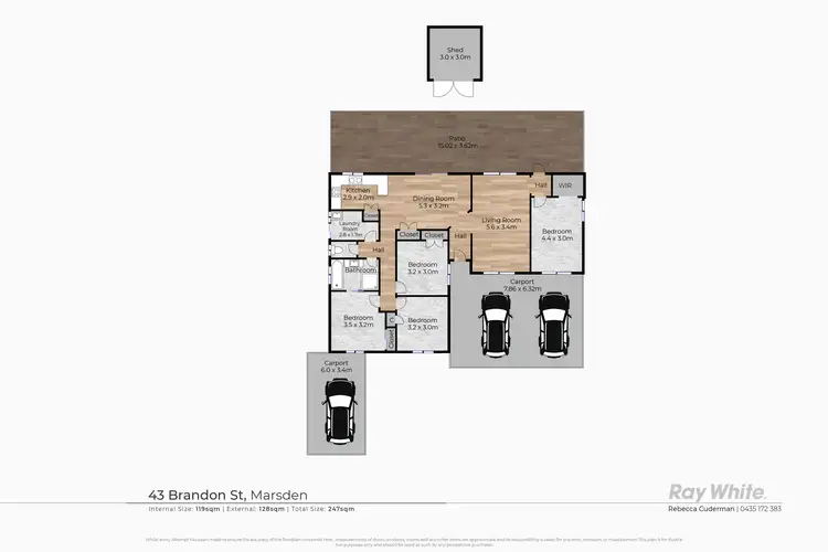 Floorplan of Homely house listing, 43 Brandon Street, Marsden QLD 4132