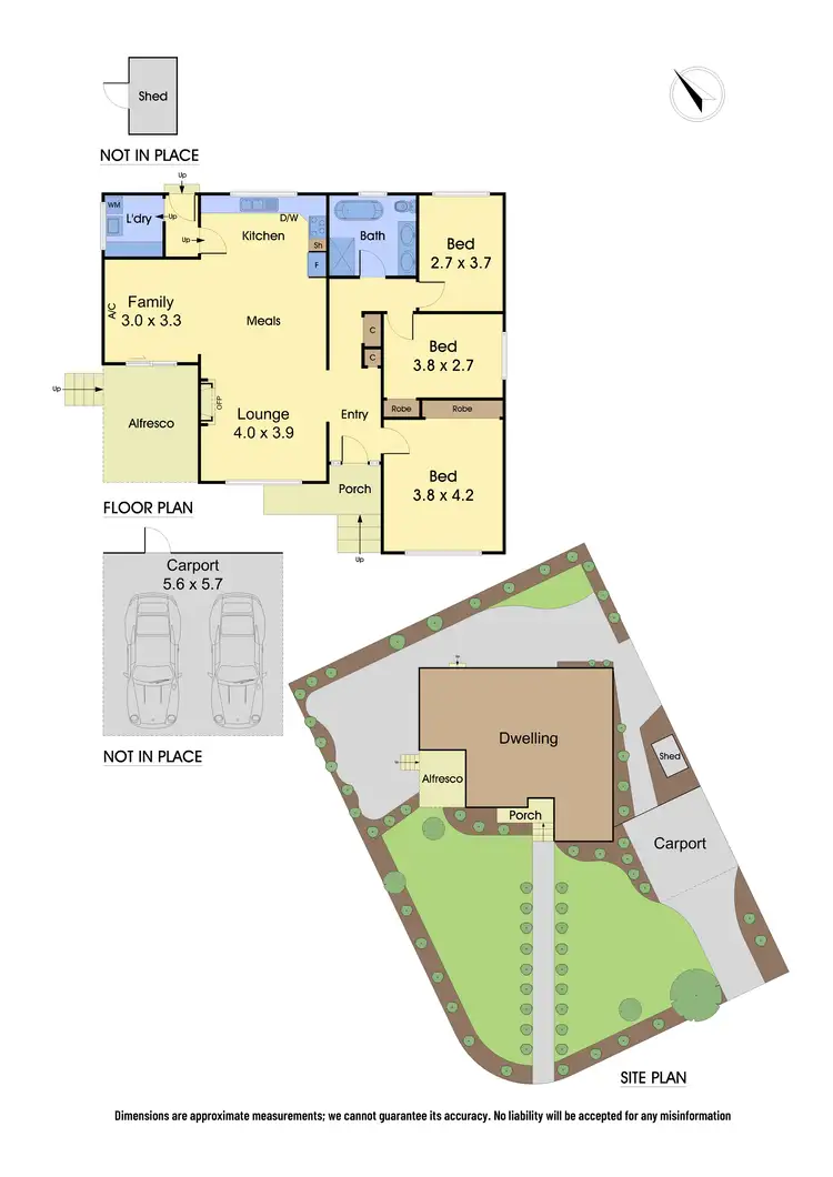 Floorplan of Homely house listing, 1/18 Coorie Crescent, Rosanna VIC 3084