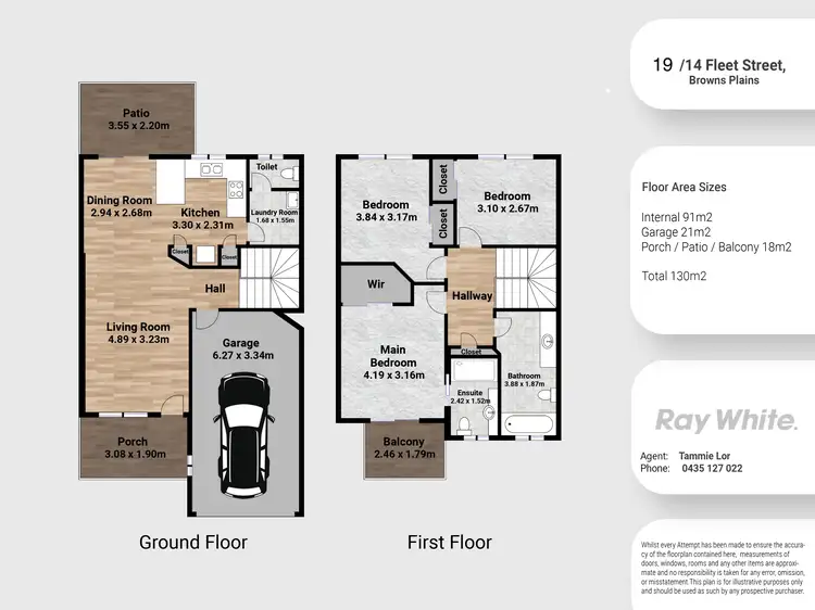 Floorplan of Homely house listing, 19/14 Fleet Street, Browns Plains QLD 4118