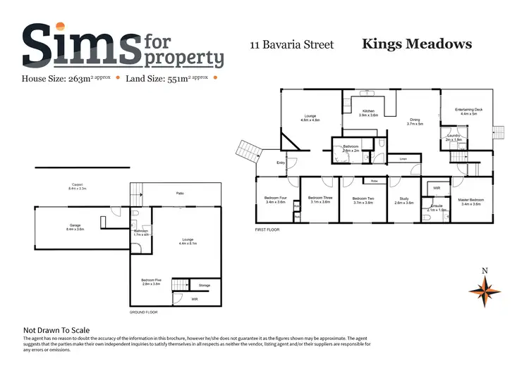 Floorplan of Homely house listing, 11 Bavaria Street, Kings Meadows TAS 7249