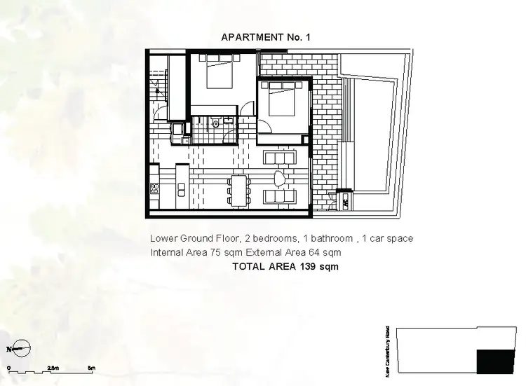 Floorplan of Homely unit listing, 1/630-634 New Canterbury Rd, Hurlstone Park NSW 2193
