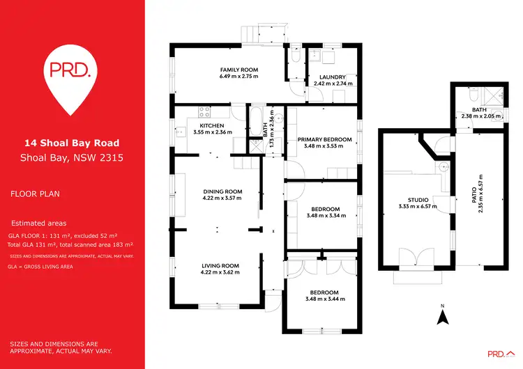 Floorplan of Homely house listing, 14 Shoal Bay Road, Nelson Bay NSW 2315