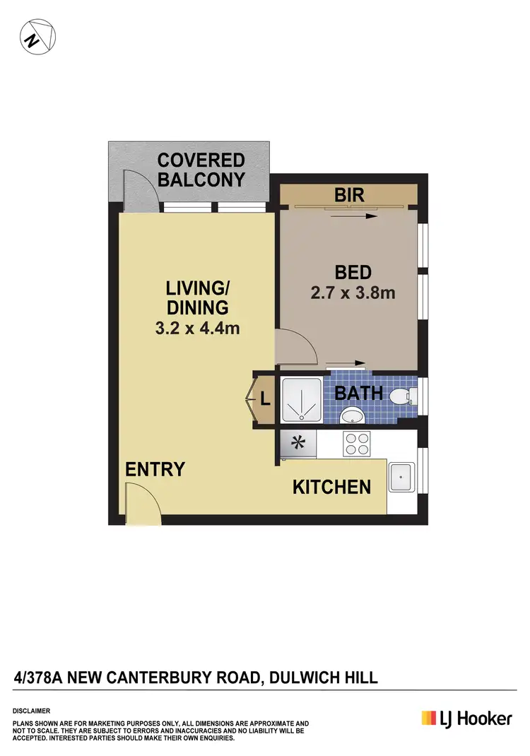 Floorplan of Homely apartment listing, 4/379A New Canterbury Road, Dulwich Hill NSW 2203
