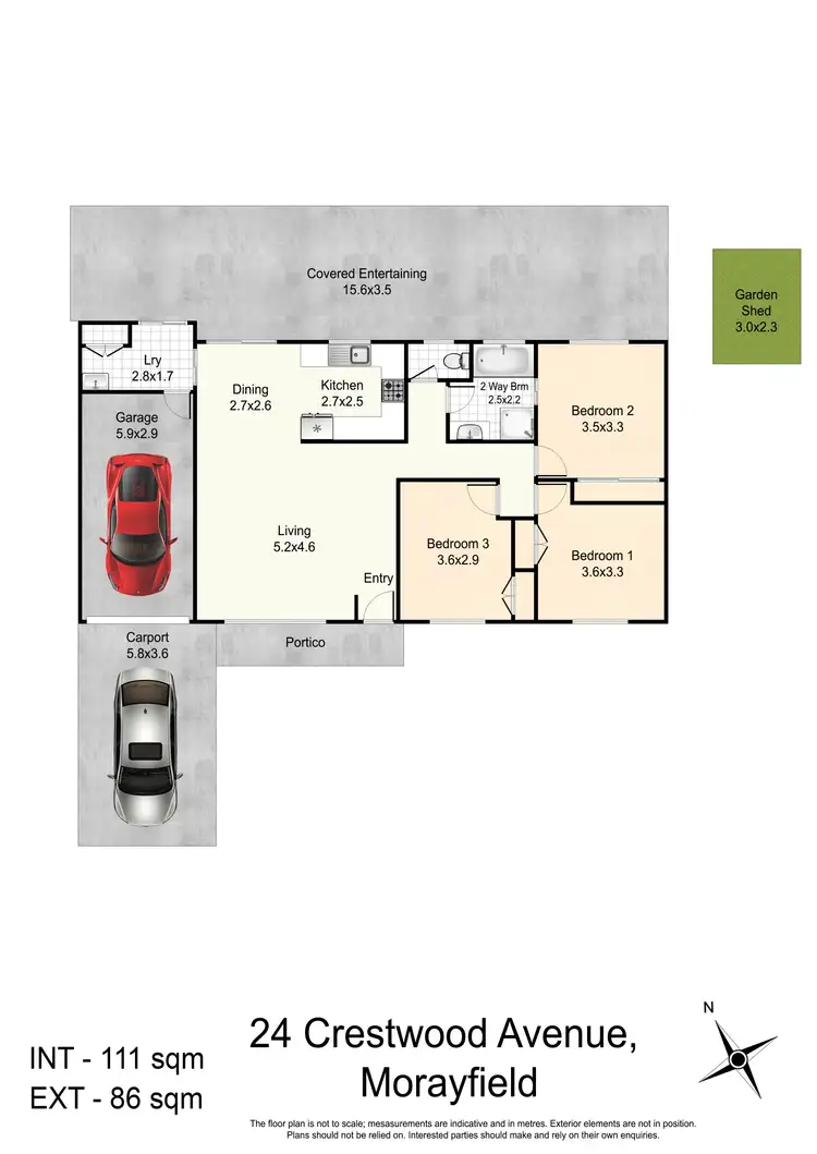 Floorplan of Homely house listing, 24 Crestwood Avenue, Morayfield QLD 4506