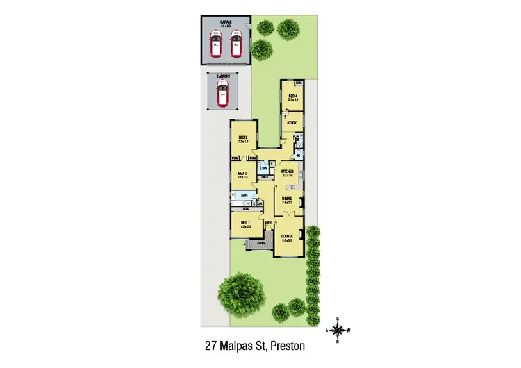 Floorplan of Homely house listing, 27 Malpas Street, Preston VIC 3072