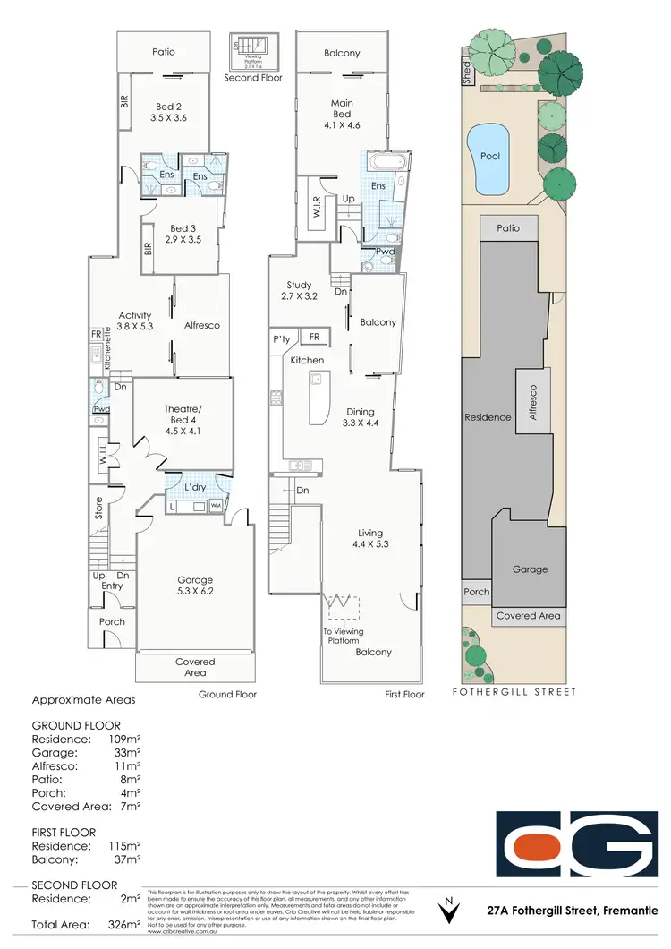 Floorplan of Homely house listing, 27A Fothergill Street, Fremantle WA 6160