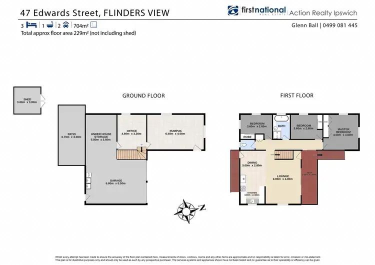 Floorplan of Homely house listing, 47 Edwards Street, Flinders View QLD 4305