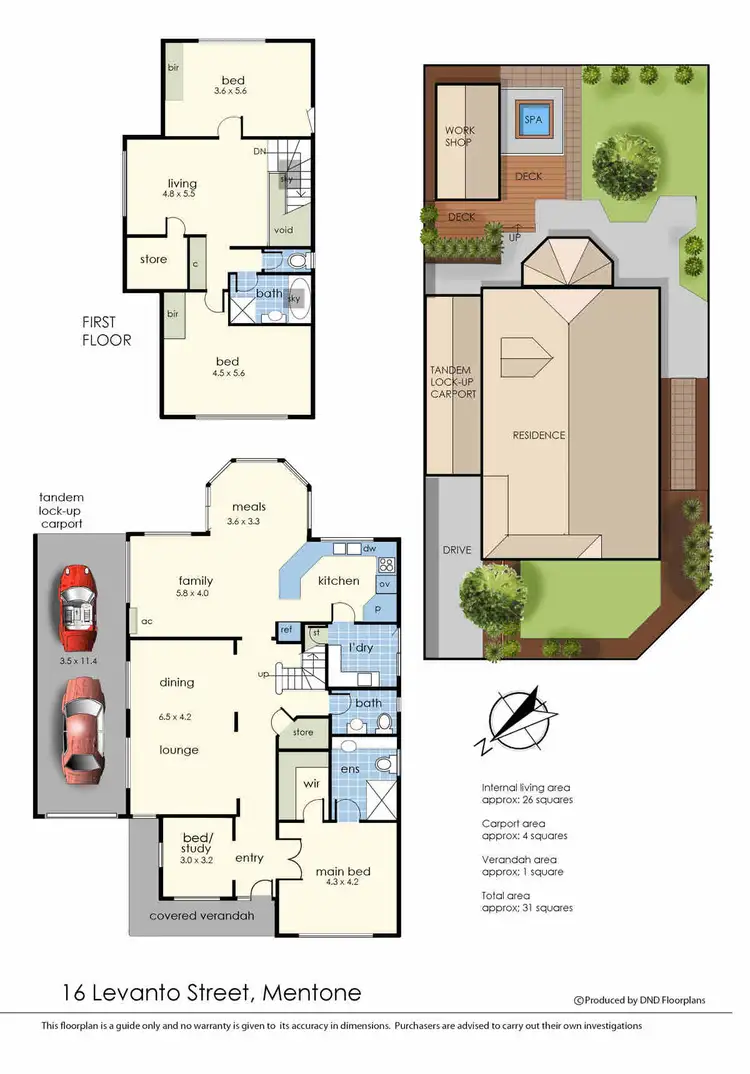 Floorplan of Homely house listing, 16 Levanto Street, Mentone VIC 3194