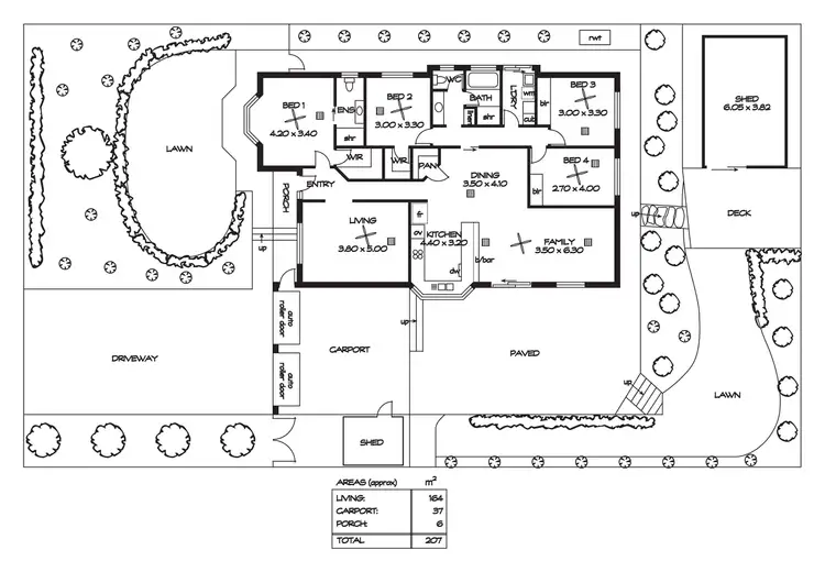Floorplan of Homely house listing, 16 Silcock Circuit, Greenwith SA 5125