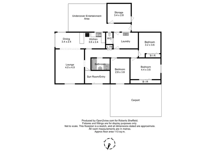 Floorplan of Homely house listing, 52 Roland Court, Sheffield TAS 7306