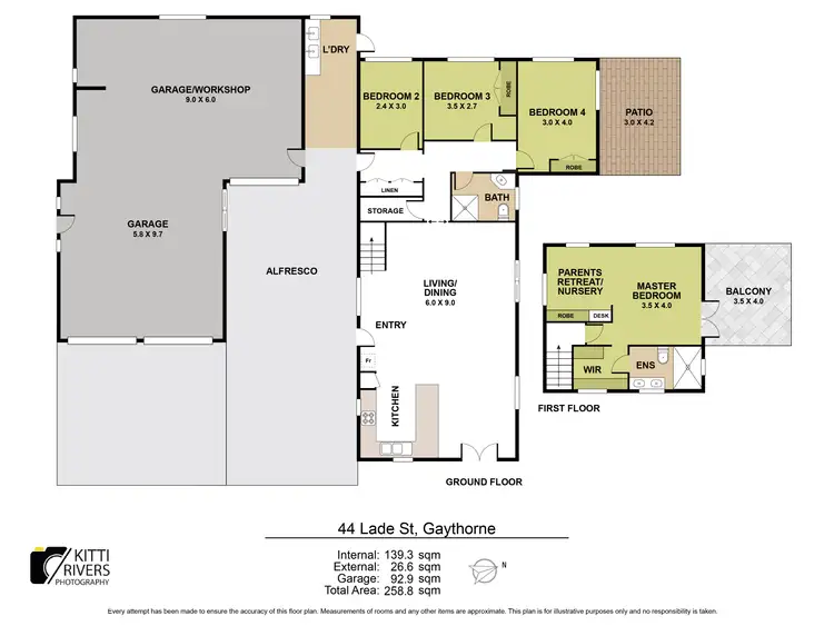 Floorplan of Homely house listing, 44 Lade Street, Gaythorne QLD 4051