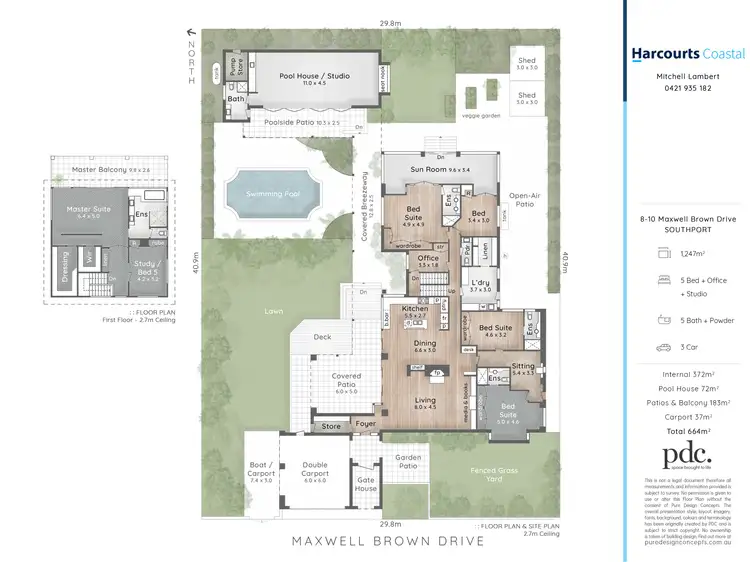 Floorplan of Homely house listing, 8-10 Maxwell Brown Drive, Southport QLD 4215