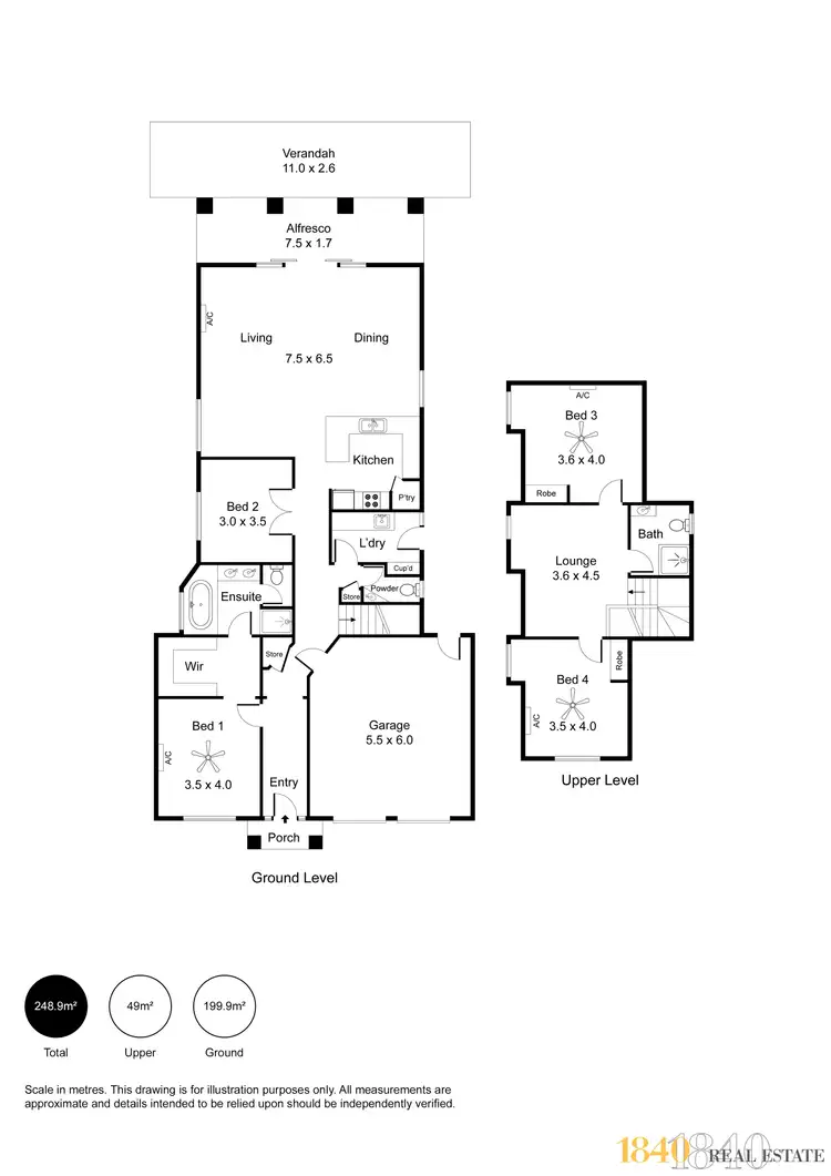 Floorplan of Homely house listing, 13 Stratford Way, Northgate SA 5085