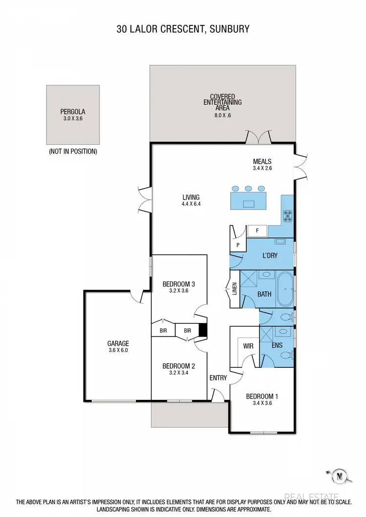 Floorplan of Homely house listing, 30 Lalor Crescent, Sunbury VIC 3429