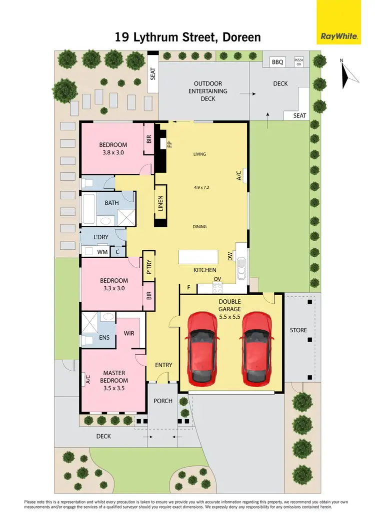 Floorplan of Homely house listing, 19 Lythrum Street, Doreen VIC 3754