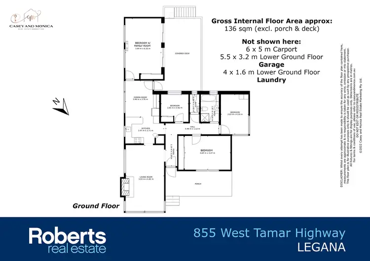 Floorplan of Homely house listing, 855 West Tamar Highway, Legana TAS 7277