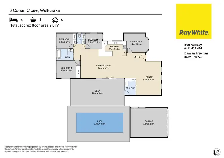 Floorplan of Homely house listing, 3 Conan Close, Wulkuraka QLD 4305