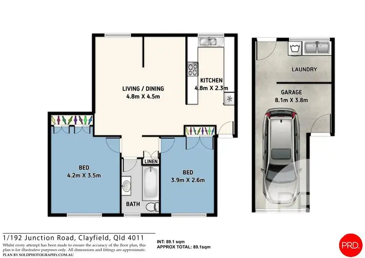 Floorplan of Homely unit listing, 1/192 Junction Road, Clayfield QLD 4011