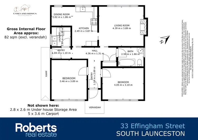 Floorplan of Homely house listing, 33 Effingham Street, South Launceston TAS 7249