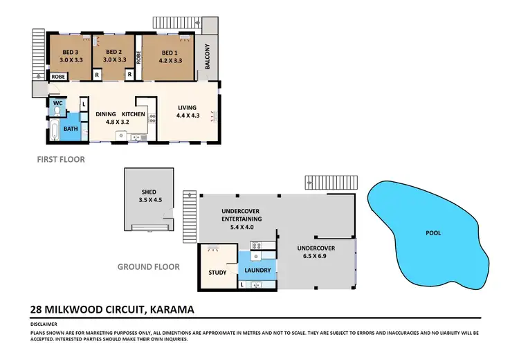 Floorplan of Homely house listing, 28 Milkwood Circuit, Karama NT 812