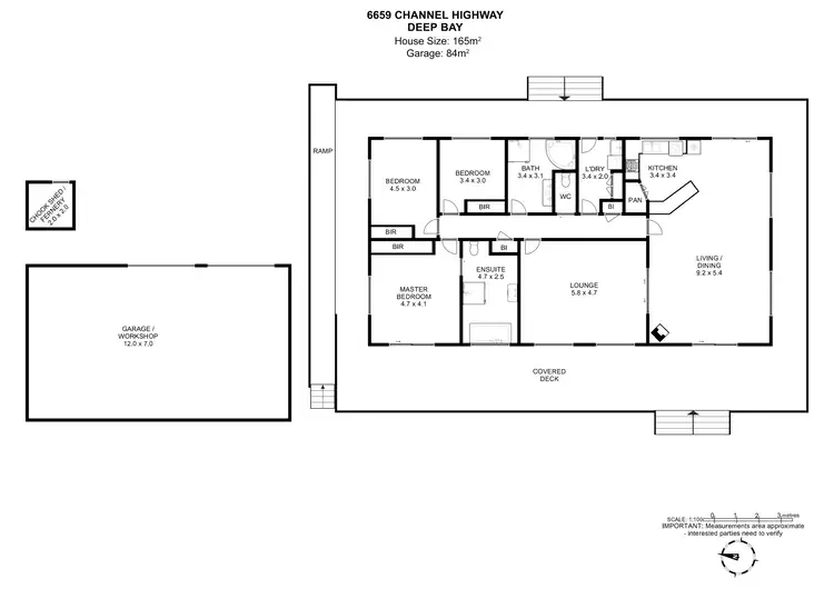 Floorplan of Homely house listing, 6659 Channel Highway, Deep Bay TAS 7112