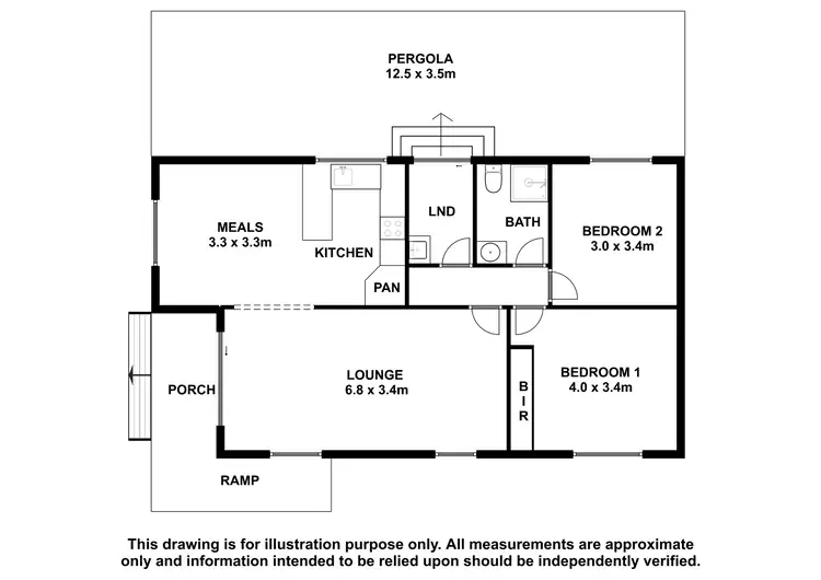 Floorplan of Homely house listing, 38 Third Street, Kingston Se SA 5275