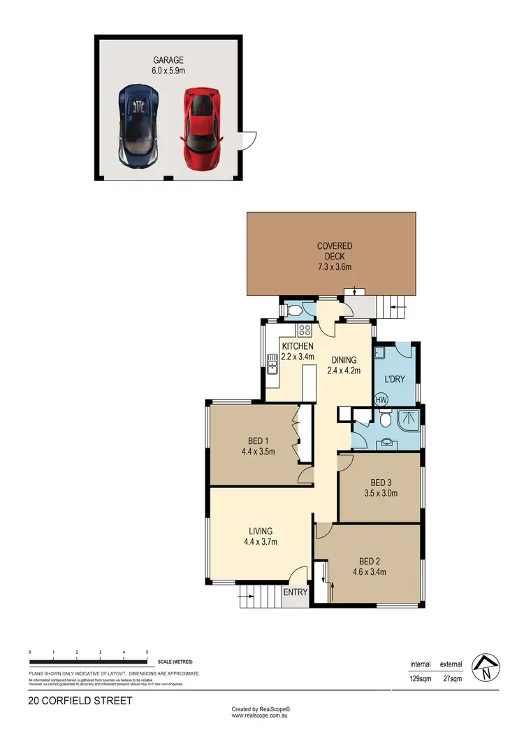 Floorplan of Homely house listing, 20 Corfield Street, Carina QLD 4152