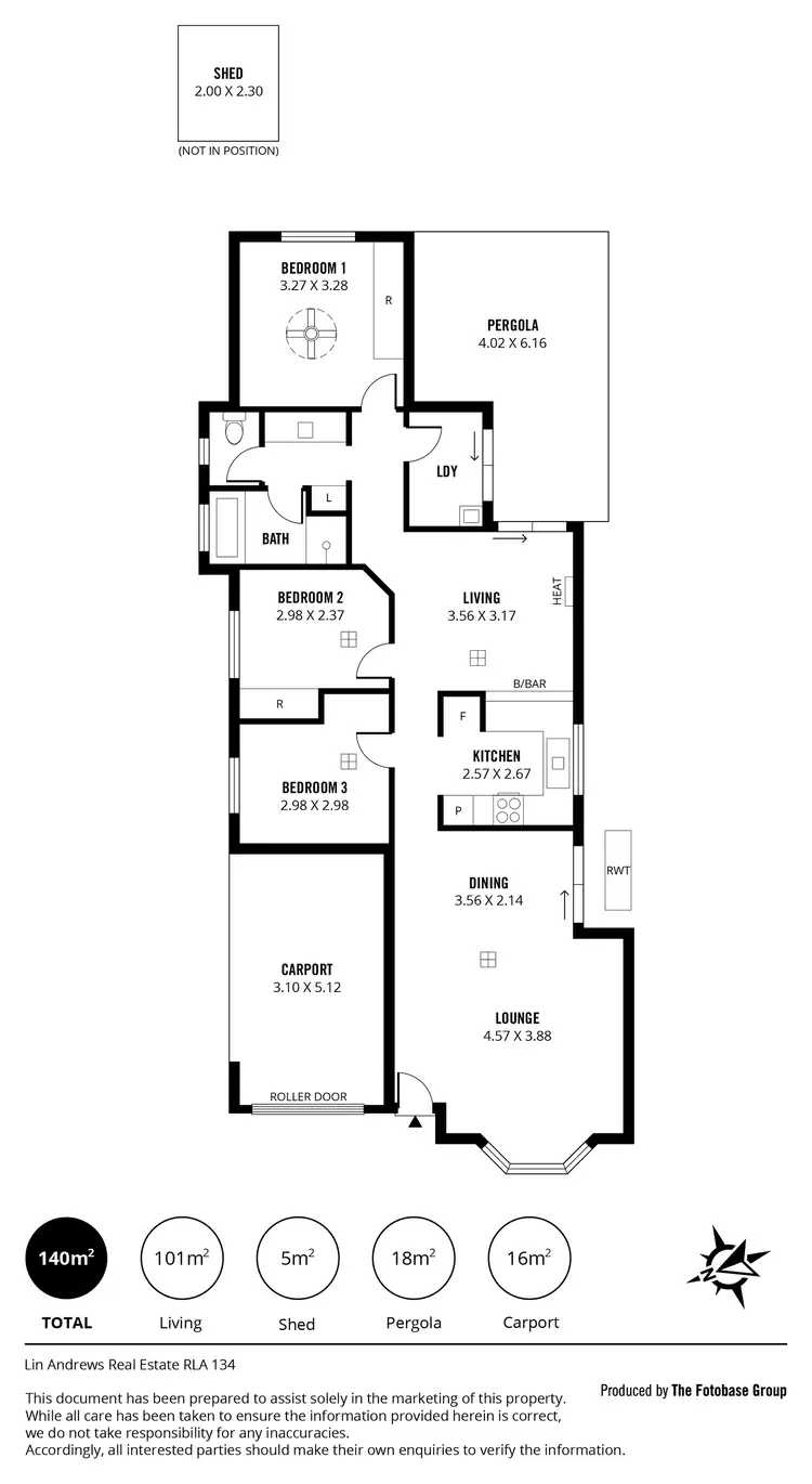 Floorplan of Homely house listing, 12 Omega Drive, Blakeview SA 5114