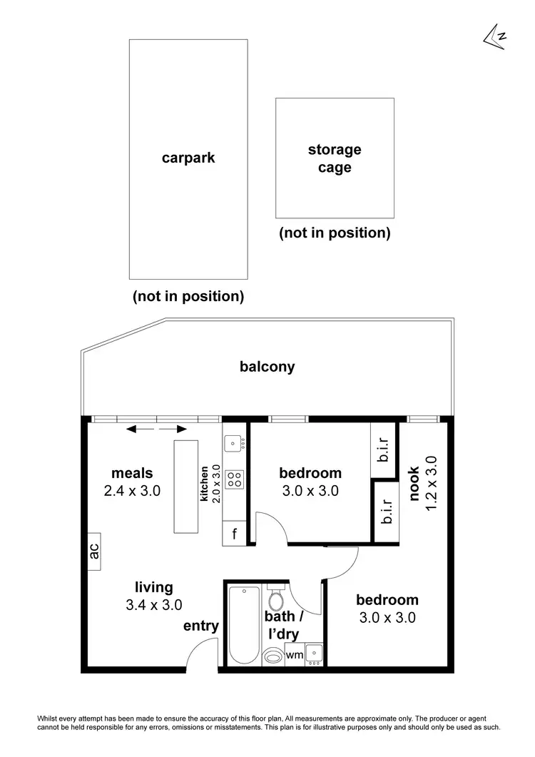 Floorplan of Homely apartment listing, 111/112 Pier Street, Altona VIC 3018