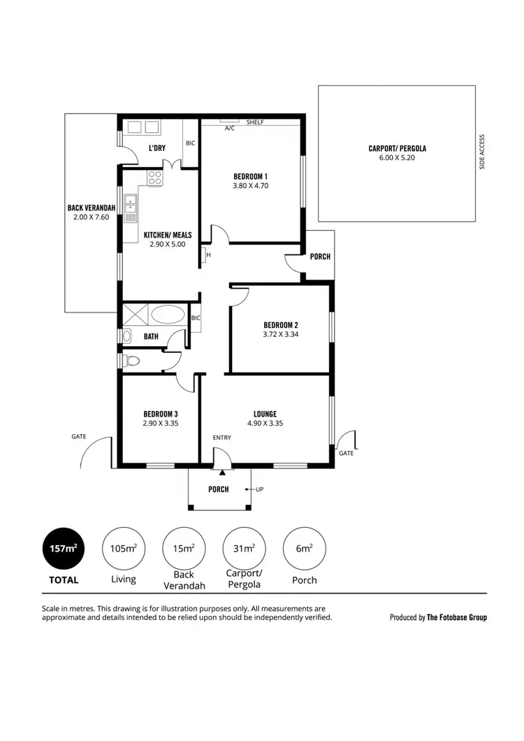Floorplan of Homely house listing, 24 Acton Avenue, Windsor Gardens SA 5087