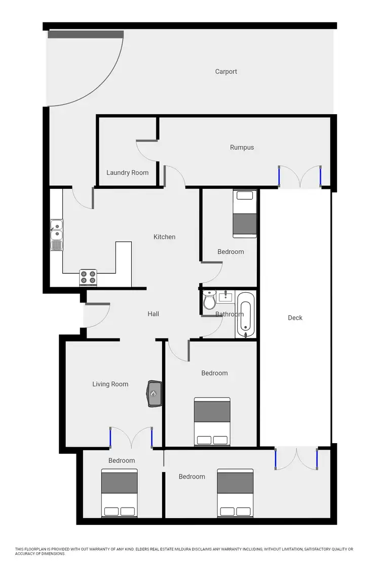 Floorplan of Homely house listing, 153 Adams Street, Wentworth NSW 2648